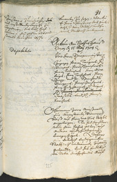 Archivio Storico della Città di Bolzano - BOhisto protocollo consiliare 1708/11 - 
