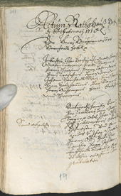 Archivio Storico della Città di Bolzano - BOhisto protocollo consiliare 1708/11 - 