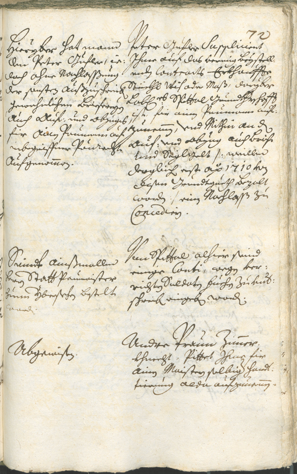 Archivio Storico della Città di Bolzano - BOhisto protocollo consiliare 1711/14 