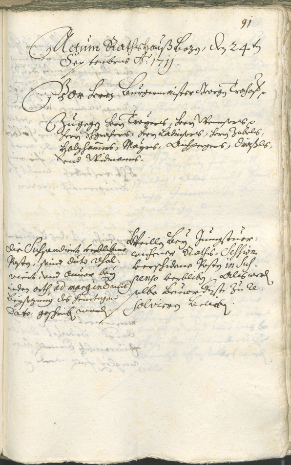 Civic Archives of Bozen-Bolzano - BOhisto Ratsprotokoll 1711/14 