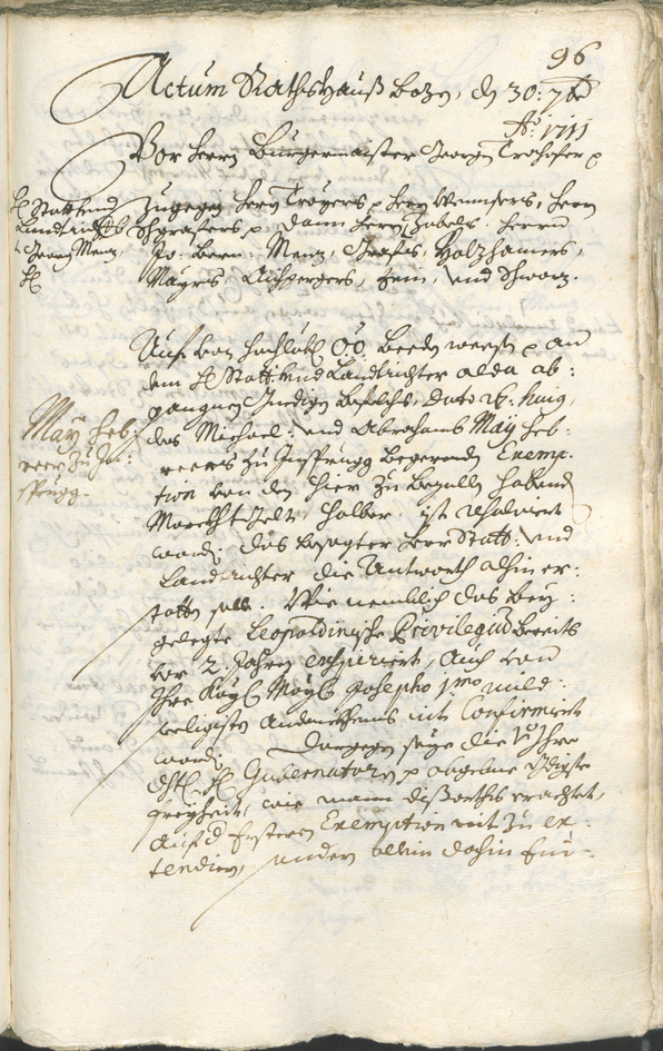 Archivio Storico della Città di Bolzano - BOhisto protocollo consiliare 1711/14 