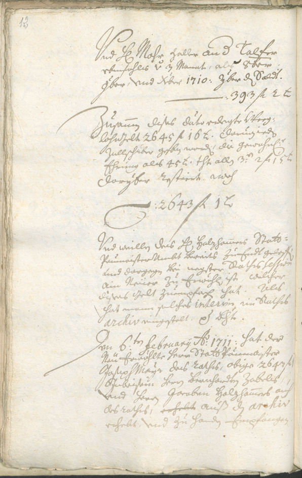 Stadtarchiv Bozen - BOhisto Ratsprotokoll 1711/14 