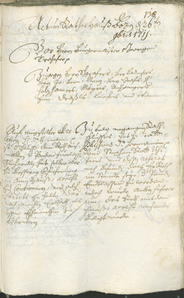 Civic Archives of Bozen-Bolzano - BOhisto Ratsprotokoll 1711/14 