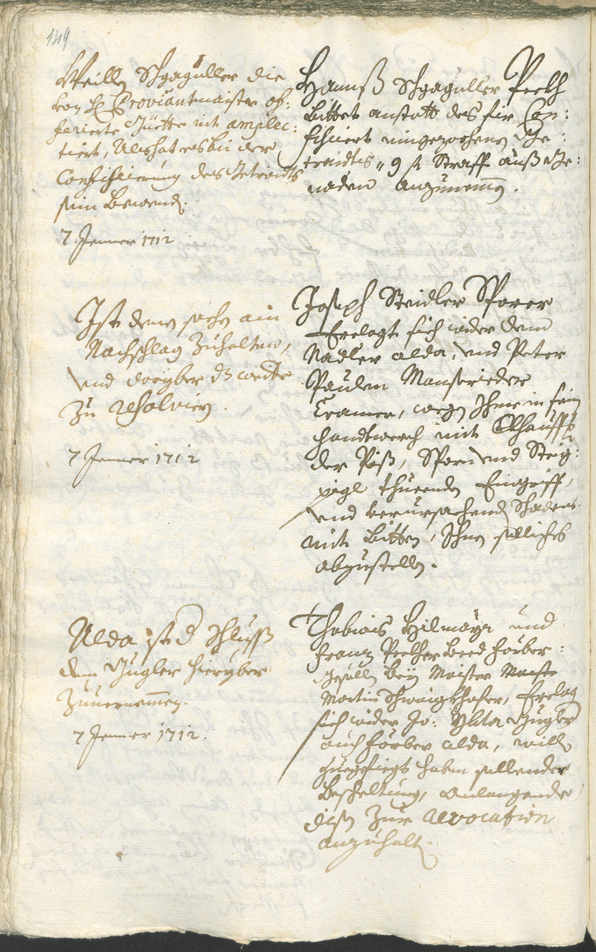 Civic Archives of Bozen-Bolzano - BOhisto Ratsprotokoll 1711/14 