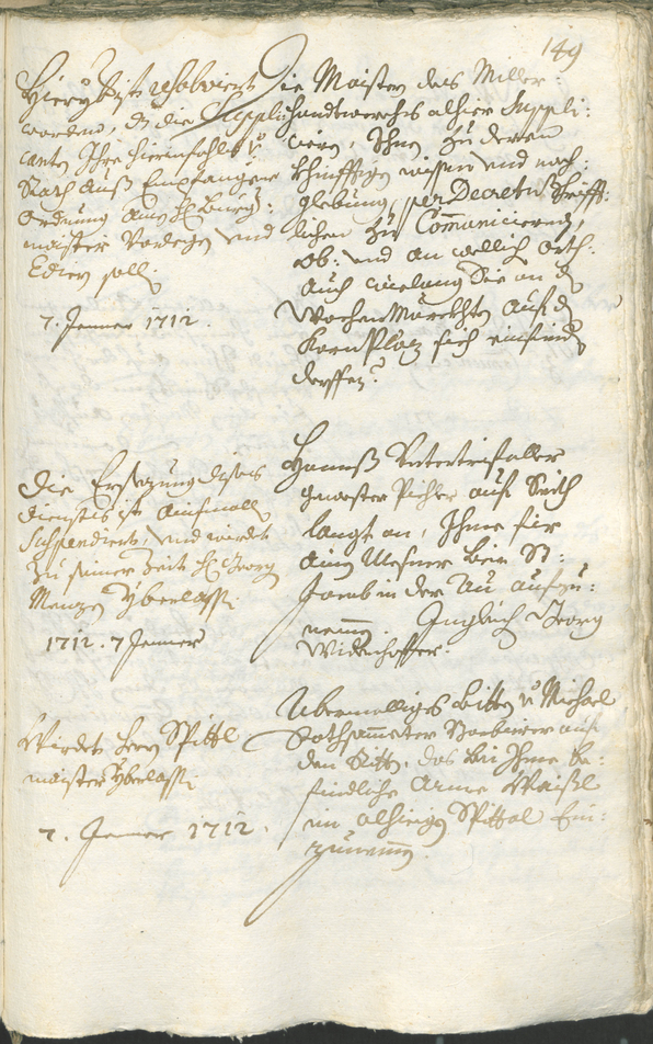 Civic Archives of Bozen-Bolzano - BOhisto Ratsprotokoll 1711/14 