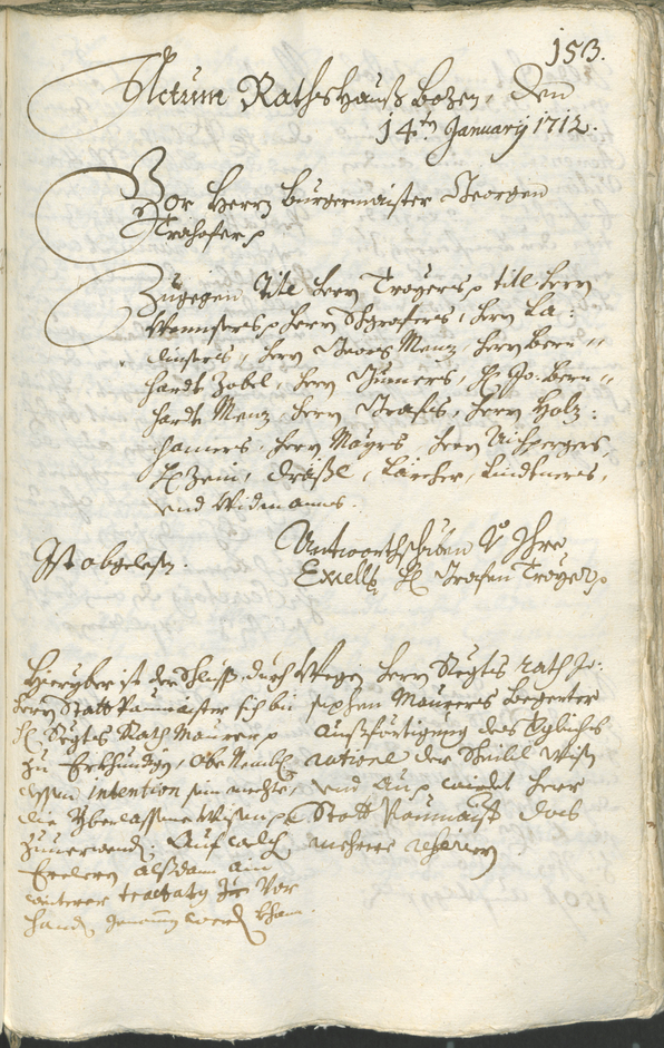 Archivio Storico della Città di Bolzano - BOhisto protocollo consiliare 1711/14 