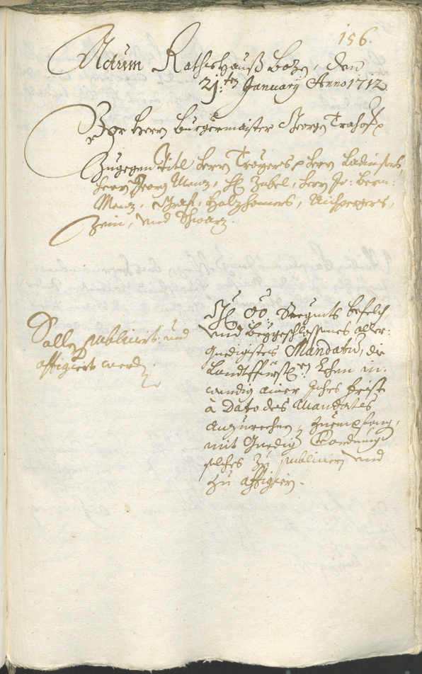 Civic Archives of Bozen-Bolzano - BOhisto Ratsprotokoll 1711/14 