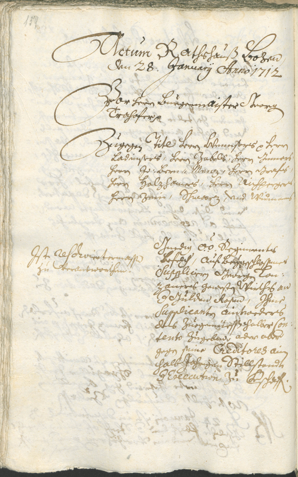 Archivio Storico della Città di Bolzano - BOhisto protocollo consiliare 1711/14 