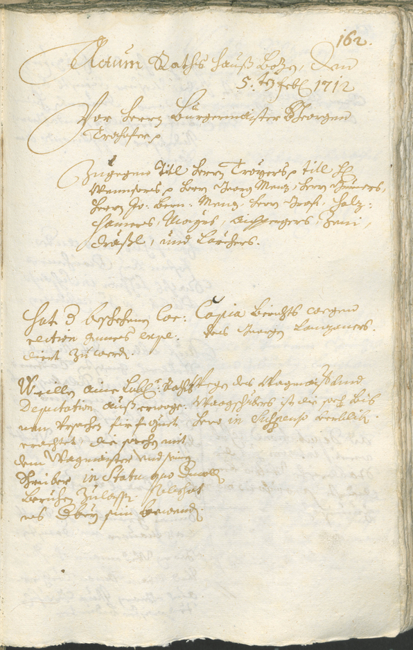 Archivio Storico della Città di Bolzano - BOhisto protocollo consiliare 1711/14 