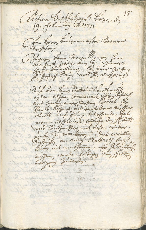 Civic Archives of Bozen-Bolzano - BOhisto Ratsprotokoll 1711/14 