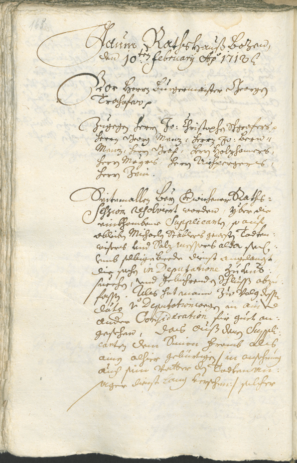 Civic Archives of Bozen-Bolzano - BOhisto Ratsprotokoll 1711/14 