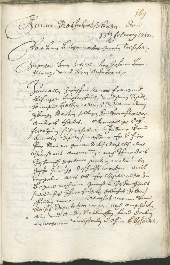 Civic Archives of Bozen-Bolzano - BOhisto Ratsprotokoll 1711/14 