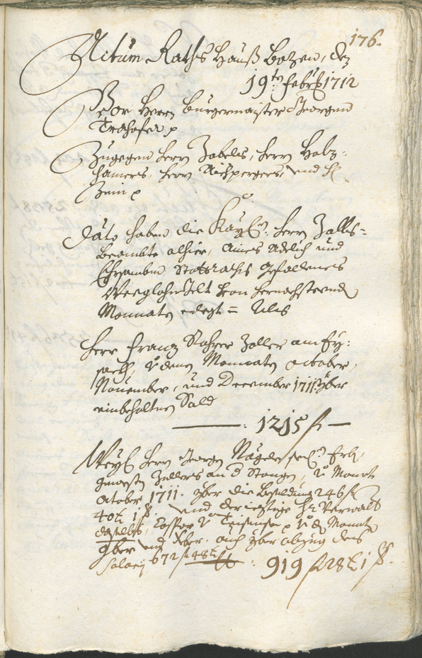 Civic Archives of Bozen-Bolzano - BOhisto Ratsprotokoll 1711/14 