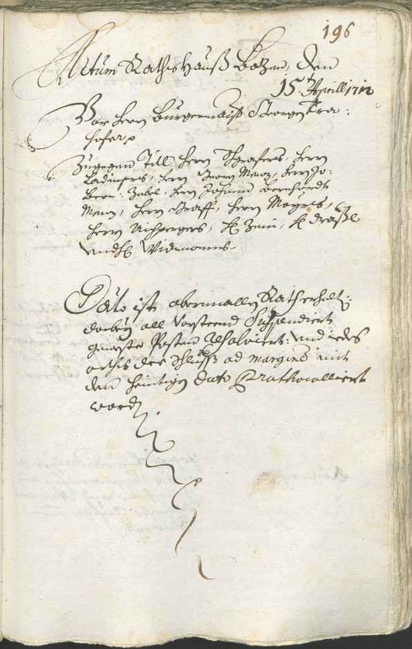 Civic Archives of Bozen-Bolzano - BOhisto Ratsprotokoll 1711/14 