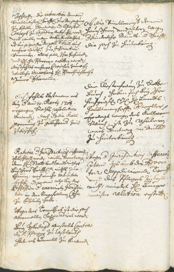 Stadtarchiv Bozen - BOhisto Ratsprotokoll 1711/14 