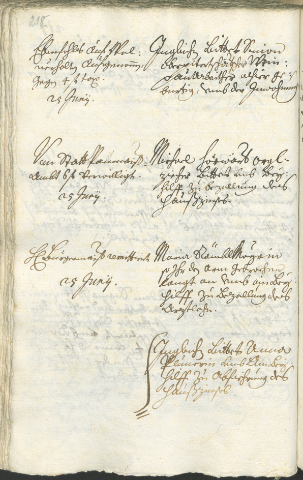 Stadtarchiv Bozen - BOhisto Ratsprotokoll 1711/14 