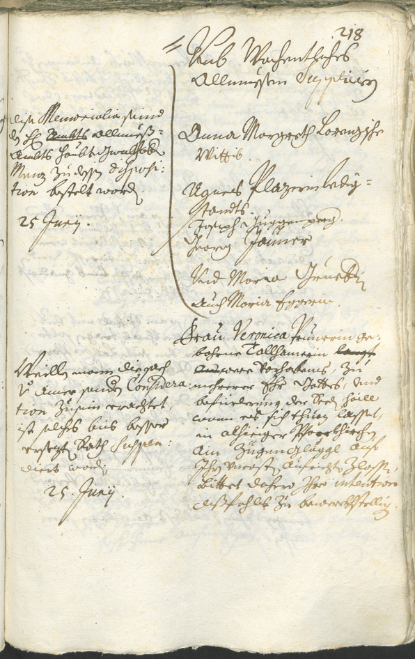 Stadtarchiv Bozen - BOhisto Ratsprotokoll 1711/14 