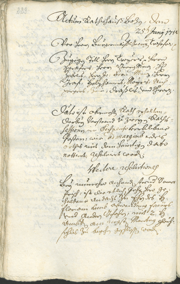 Civic Archives of Bozen-Bolzano - BOhisto Ratsprotokoll 1711/14 