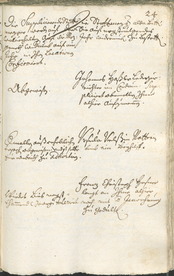 Stadtarchiv Bozen - BOhisto Ratsprotokoll 1711/14 