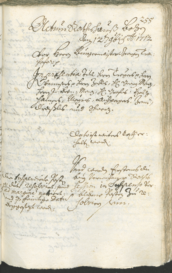 Archivio Storico della Città di Bolzano - BOhisto protocollo consiliare 1711/14 