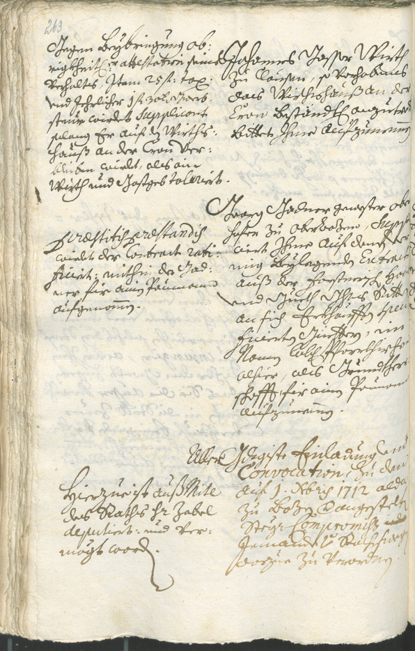 Stadtarchiv Bozen - BOhisto Ratsprotokoll 1711/14 