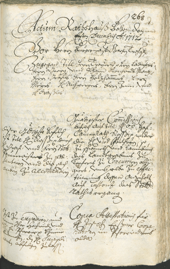 Civic Archives of Bozen-Bolzano - BOhisto Ratsprotokoll 1711/14 