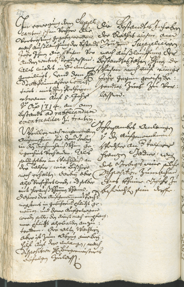 Civic Archives of Bozen-Bolzano - BOhisto Ratsprotokoll 1711/14 