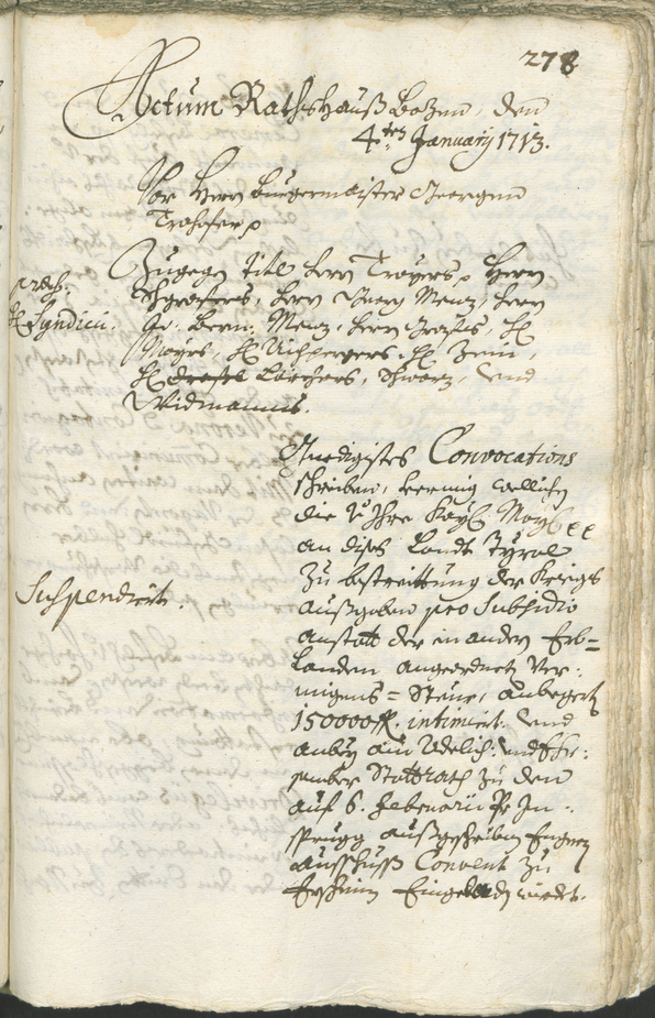 Civic Archives of Bozen-Bolzano - BOhisto Ratsprotokoll 1711/14 