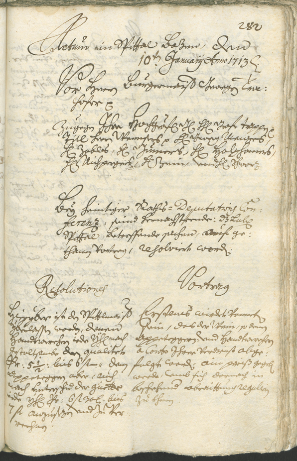 Civic Archives of Bozen-Bolzano - BOhisto Ratsprotokoll 1711/14 