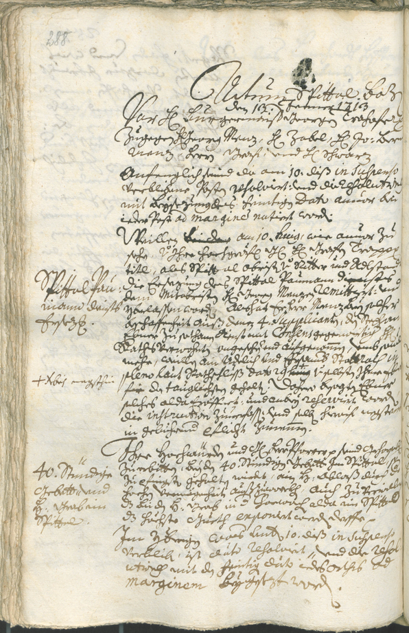 Civic Archives of Bozen-Bolzano - BOhisto Ratsprotokoll 1711/14 