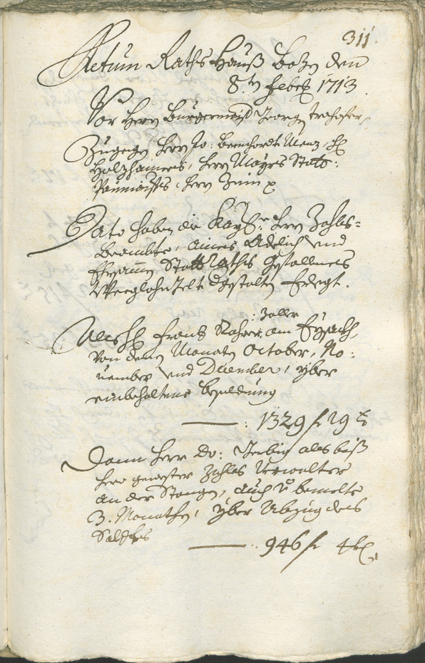 Stadtarchiv Bozen - BOhisto Ratsprotokoll 1711/14 