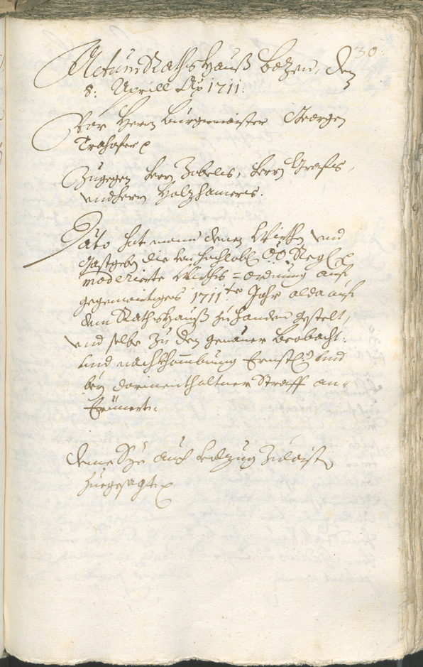 Civic Archives of Bozen-Bolzano - BOhisto Ratsprotokoll 1711/14 