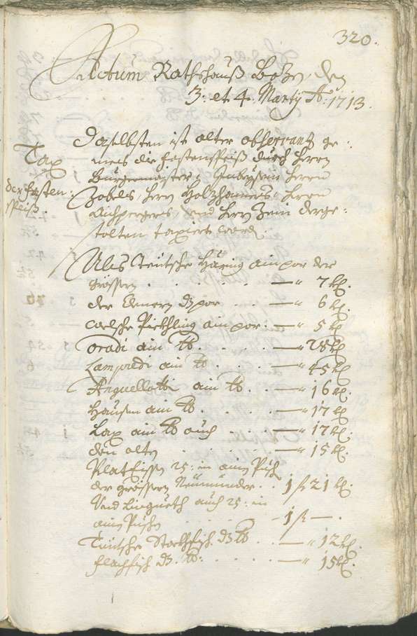 Civic Archives of Bozen-Bolzano - BOhisto Ratsprotokoll 1711/14 