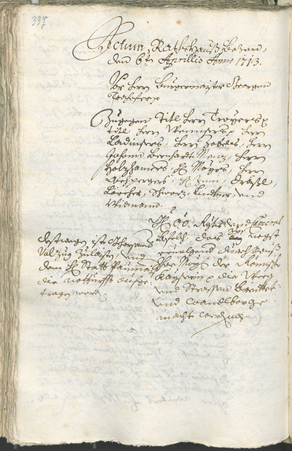 Civic Archives of Bozen-Bolzano - BOhisto Ratsprotokoll 1711/14 