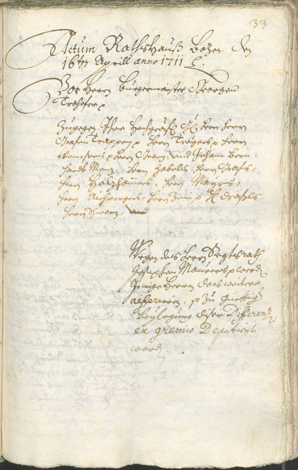 Civic Archives of Bozen-Bolzano - BOhisto Ratsprotokoll 1711/14 