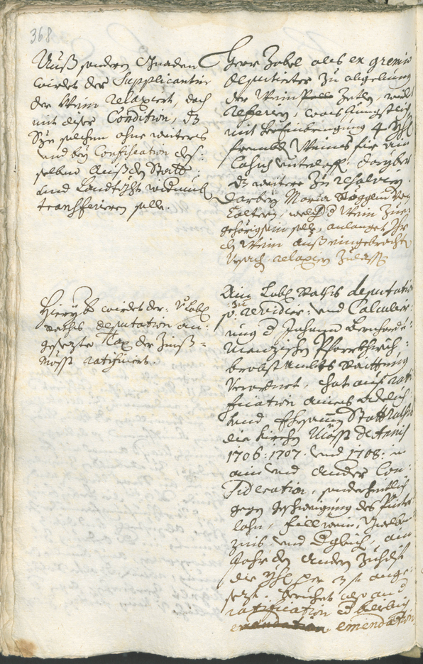 Civic Archives of Bozen-Bolzano - BOhisto Ratsprotokoll 1711/14 