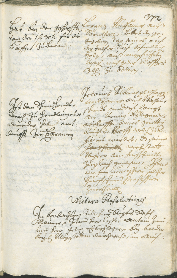 Stadtarchiv Bozen - BOhisto Ratsprotokoll 1711/14 