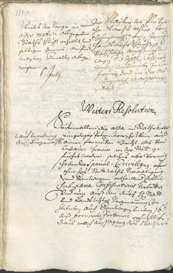 Civic Archives of Bozen-Bolzano - BOhisto Ratsprotokoll 1711/14 