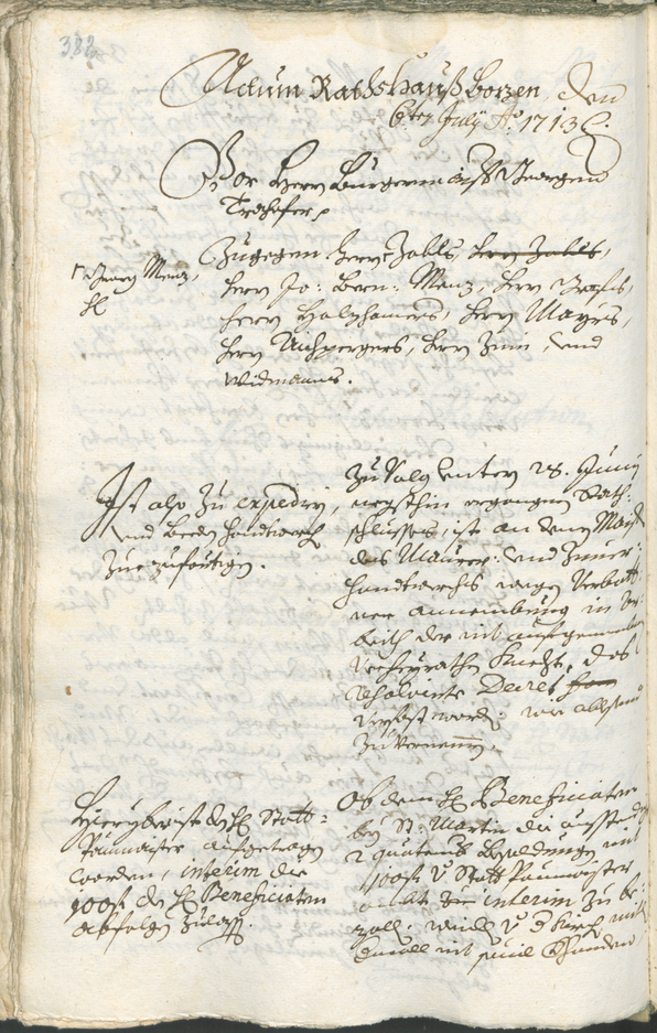 Civic Archives of Bozen-Bolzano - BOhisto Ratsprotokoll 1711/14 