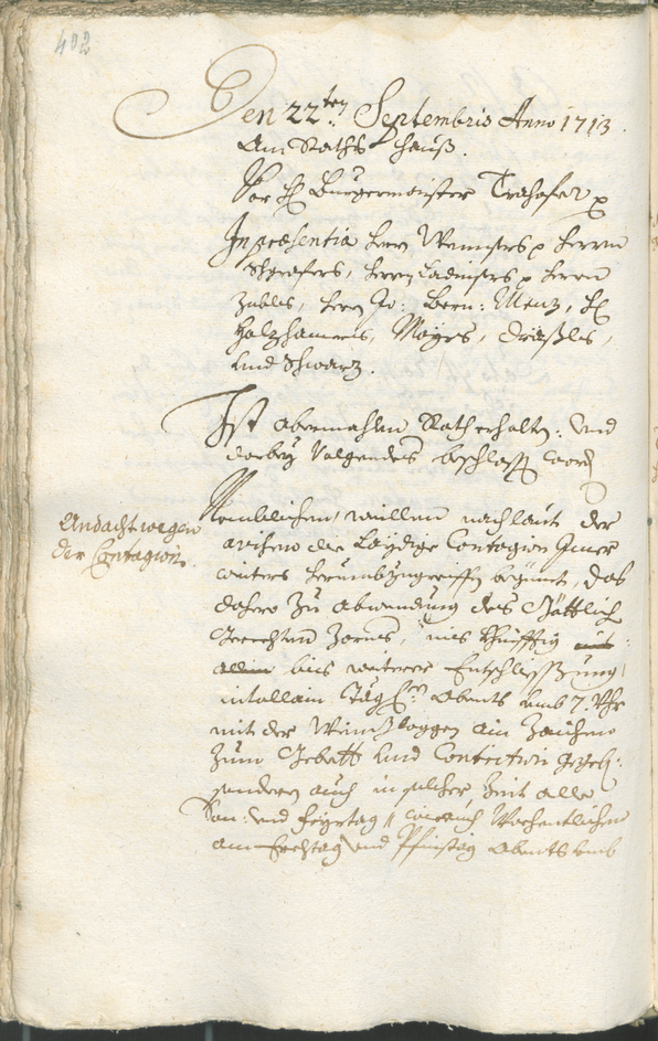 Civic Archives of Bozen-Bolzano - BOhisto Ratsprotokoll 1711/14 