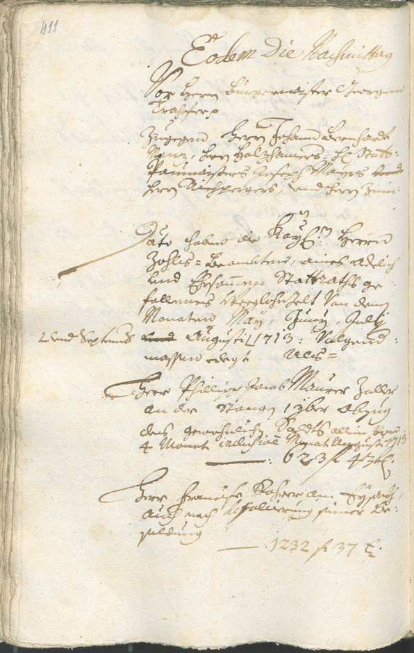 Civic Archives of Bozen-Bolzano - BOhisto Ratsprotokoll 1711/14 