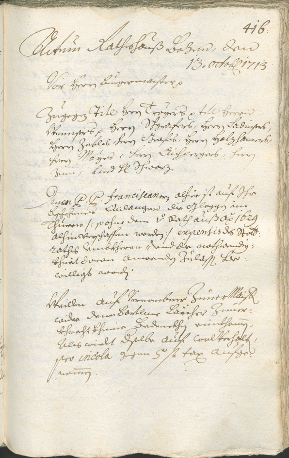 Civic Archives of Bozen-Bolzano - BOhisto Ratsprotokoll 1711/14 