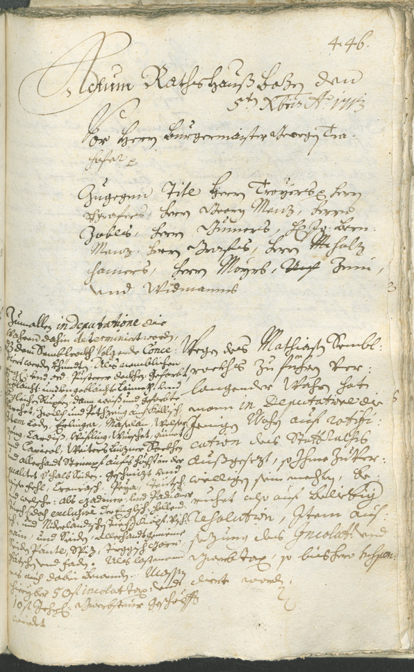 Civic Archives of Bozen-Bolzano - BOhisto Ratsprotokoll 1711/14 