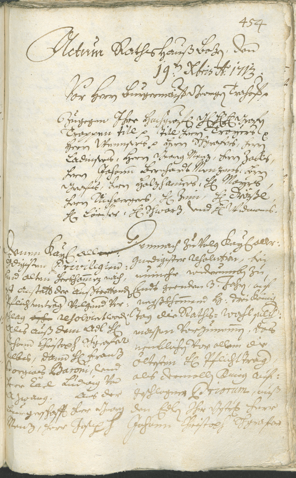 Civic Archives of Bozen-Bolzano - BOhisto Ratsprotokoll 1711/14 