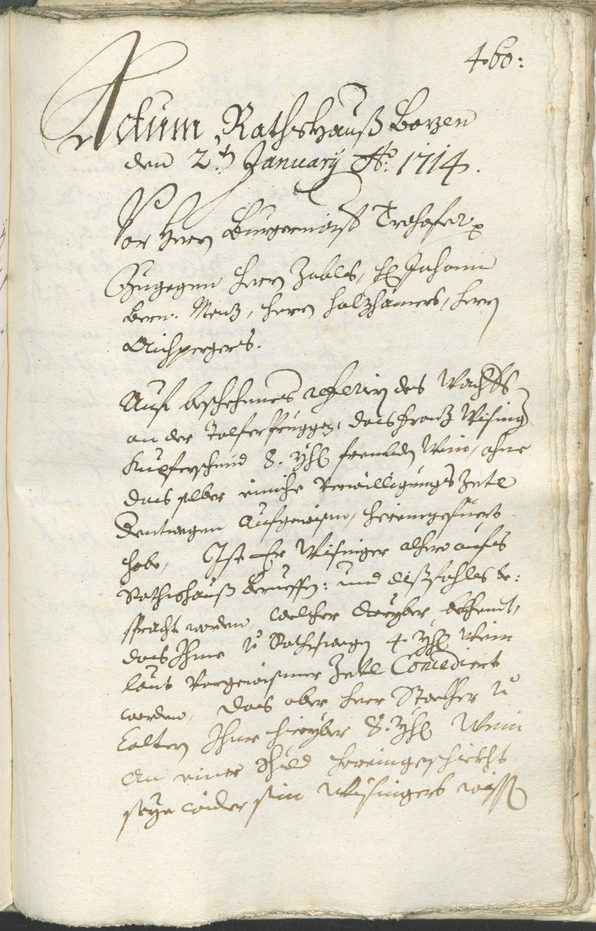 Civic Archives of Bozen-Bolzano - BOhisto Ratsprotokoll 1711/14 