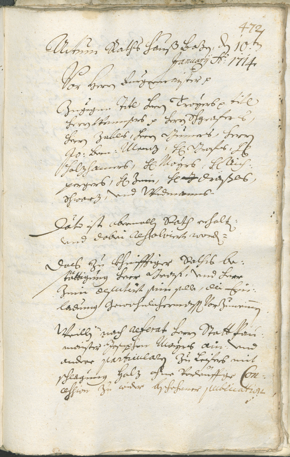 Civic Archives of Bozen-Bolzano - BOhisto Ratsprotokoll 1711/14 