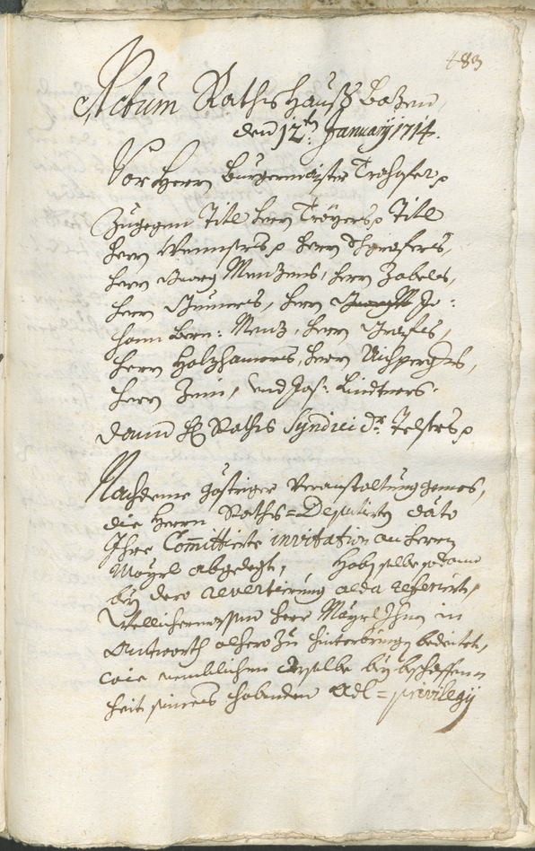 Civic Archives of Bozen-Bolzano - BOhisto Ratsprotokoll 1711/14 