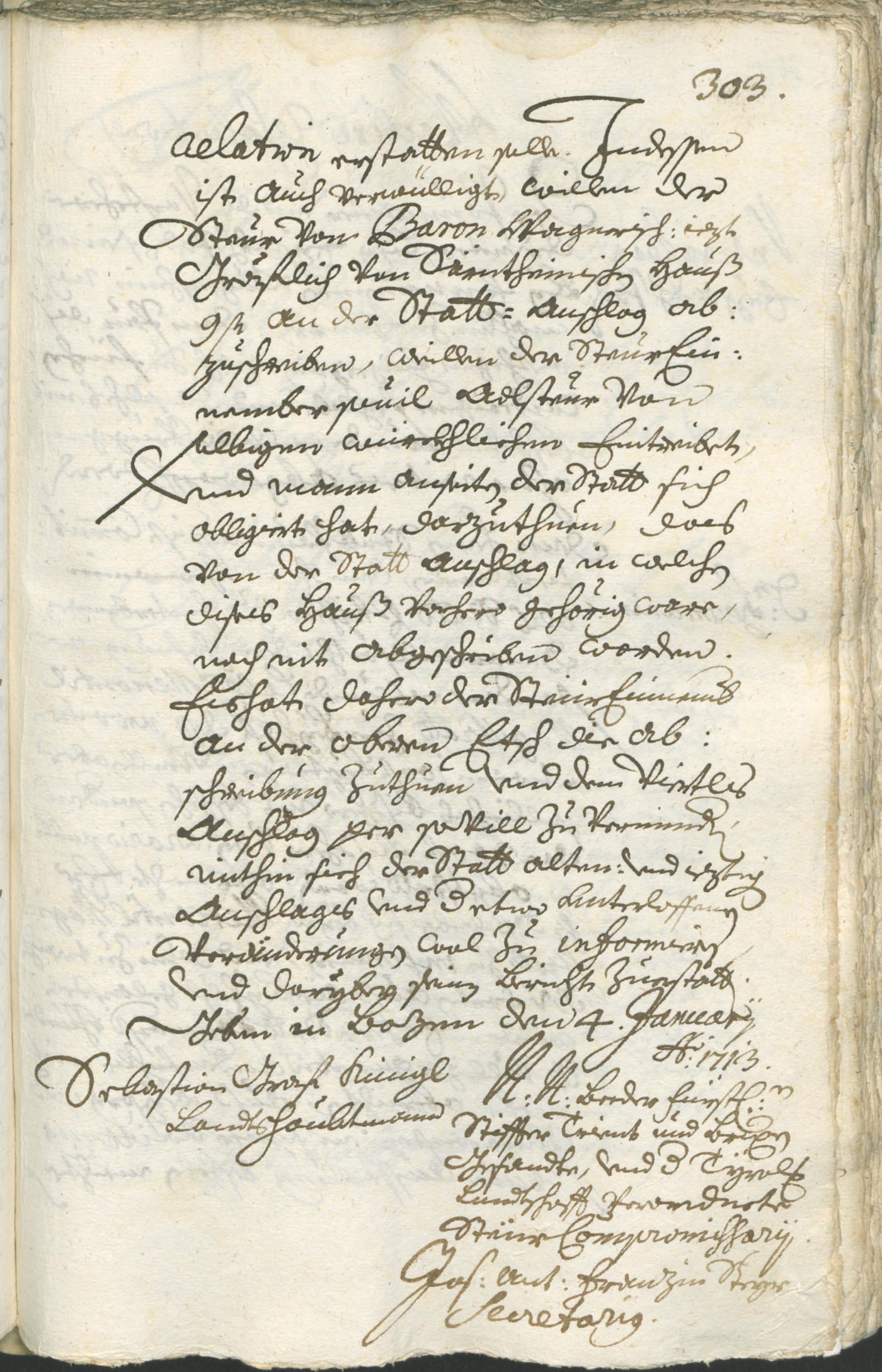 Civic Archives of Bozen-Bolzano - BOhisto Ratsprotokoll 1711/14 