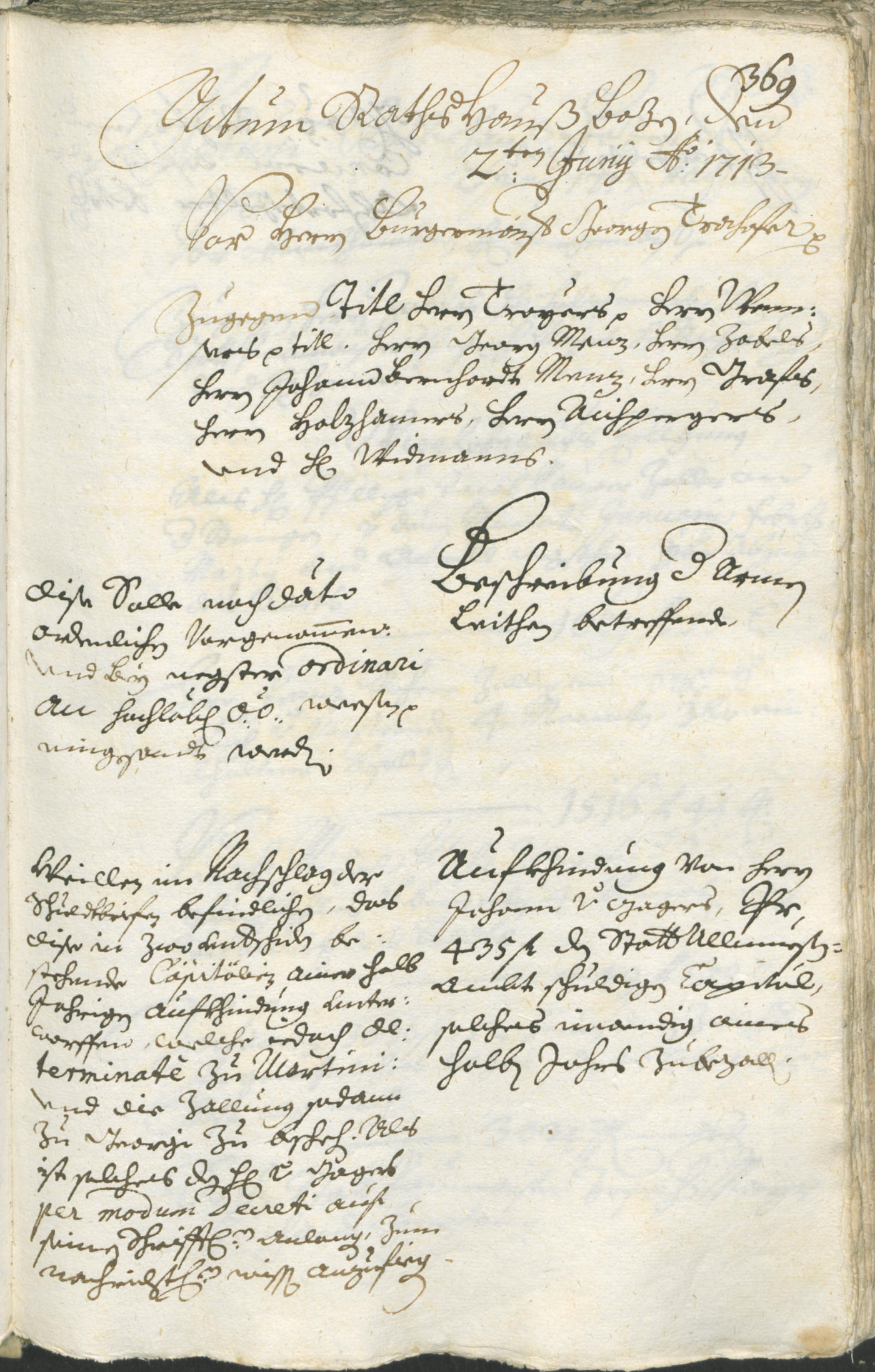 Civic Archives of Bozen-Bolzano - BOhisto Ratsprotokoll 1711/14 