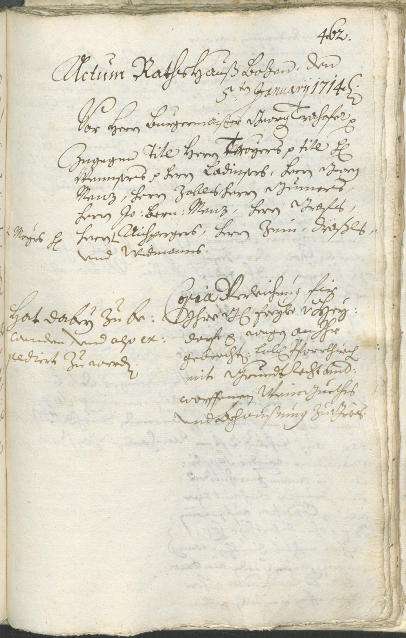 Archivio Storico della Città di Bolzano - BOhisto protocollo consiliare 1711/14 